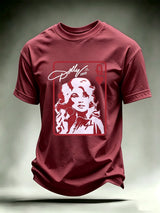 Men's Queen of Hearts Shirt Country Music Graphic Print T-Shirt