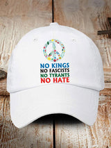 🔥Buy 3 Get 15% Off🔥No Kings No Fascists  Print Baseball Cap