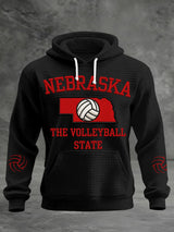 Men's Volleyball Print Hoodie