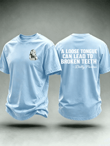 Men's Vintage Signature Graphic Memorial Print T-Shirt