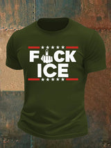 Men's ICE  Print  T-Shirt