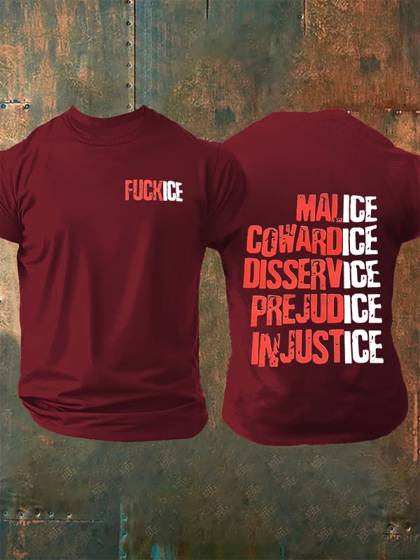 Men's  Justice For Her  Print  T-Shirt
