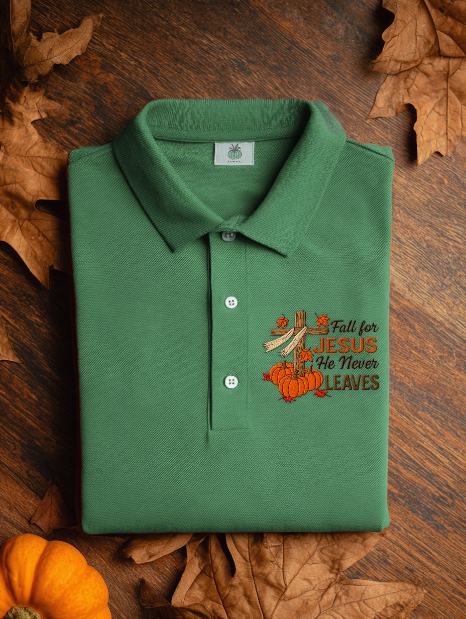 Men's Casual Autumn Faith Polo