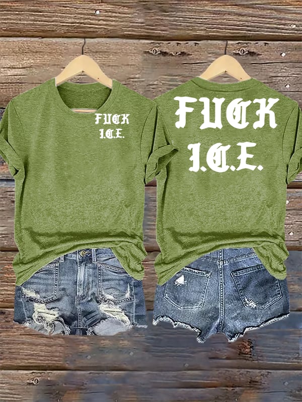 Women's   ICE Print T-Shirt