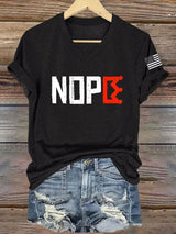 🔥Buy 3 Get 15% Off🔥Women's FDT NO KINGS Printed Casual V-Neck T-Shirt