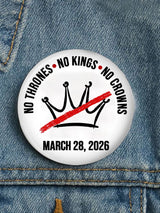🔥Buy 3 Get 15% Off🔥Unisex No Kings Button
