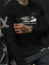 Men's Hockey Romance Print T-Shirt