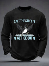 Men's Salt The Streets Get ICE Out Printed Casual Top