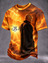 Men's Casual  Printed Short-Sleeve T-Shirt