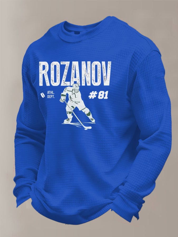 Men's Hockey Romance Waffle T-Shirt