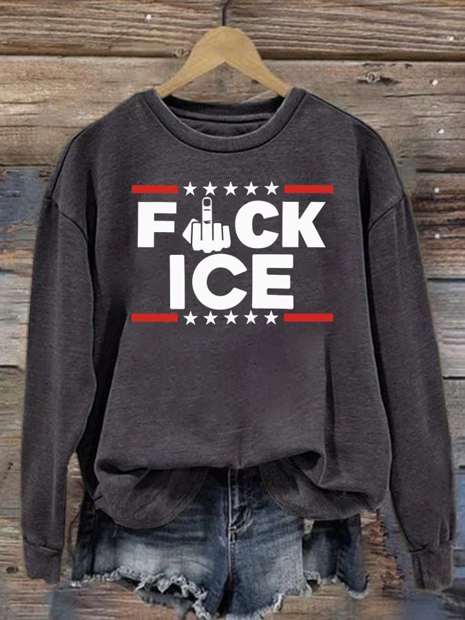 Women's  ICE  Print  Sweater