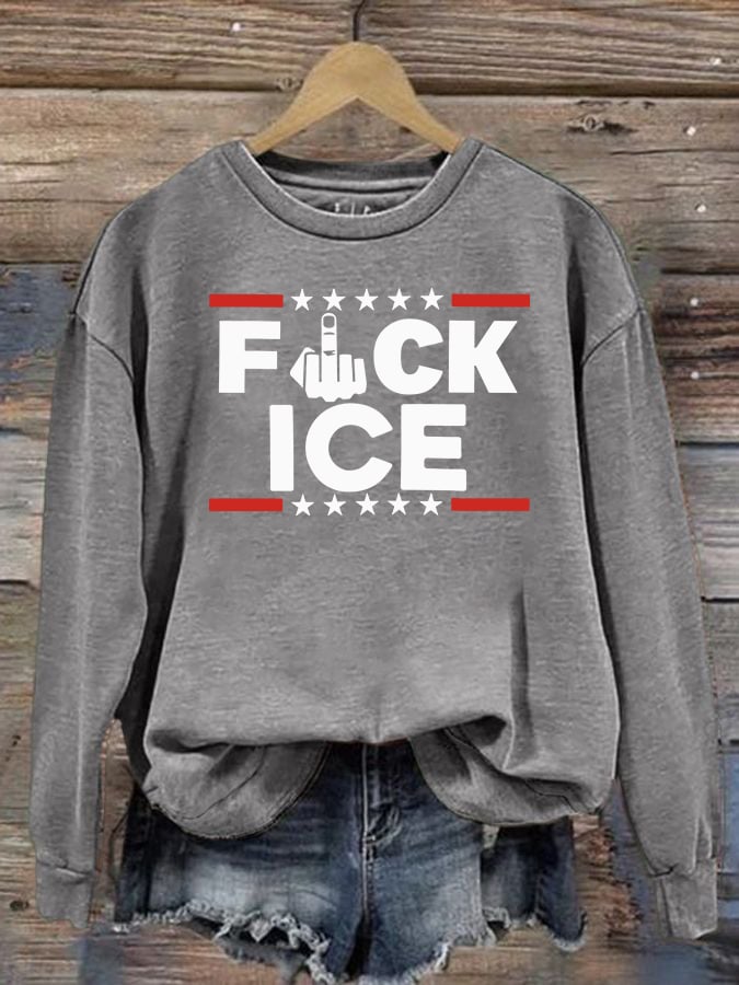 Women's  ICE  Print  Sweater