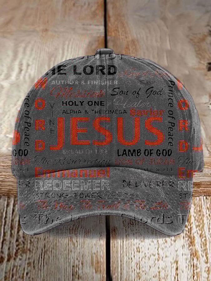 Women's Faith Believe In Jesus Printed Casual Baseball Cap