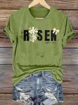 Women's  He is Risen Print T-Shirt