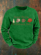 Men's  Same shit Different costume  Print  Sweatshirt