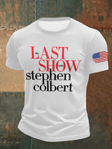 🔥Buy 3 Get 15% Off🔥Men's Retro Last Show Print T-Shirt