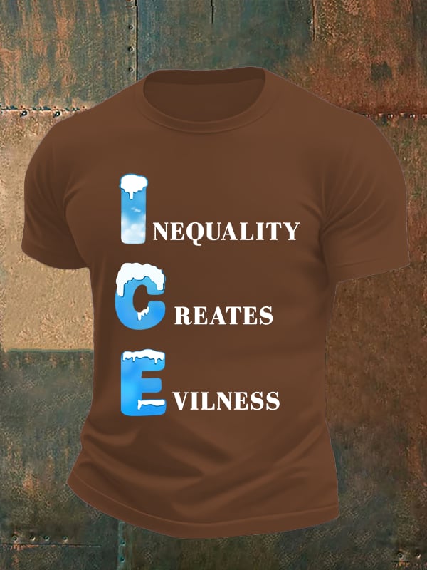 Men's  ICE   Print  T-Shirt