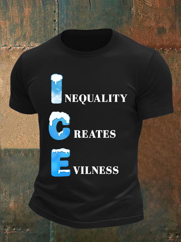 Men's  ICE   Print  T-Shirt