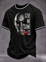 Men's Casual Commemorative Printed Short-Sleeve T-Shirt