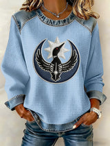 Women's FDT Print Long-Sleeved Sweatshirt