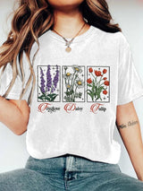 Women's Floral FDT Print T-Shirt
