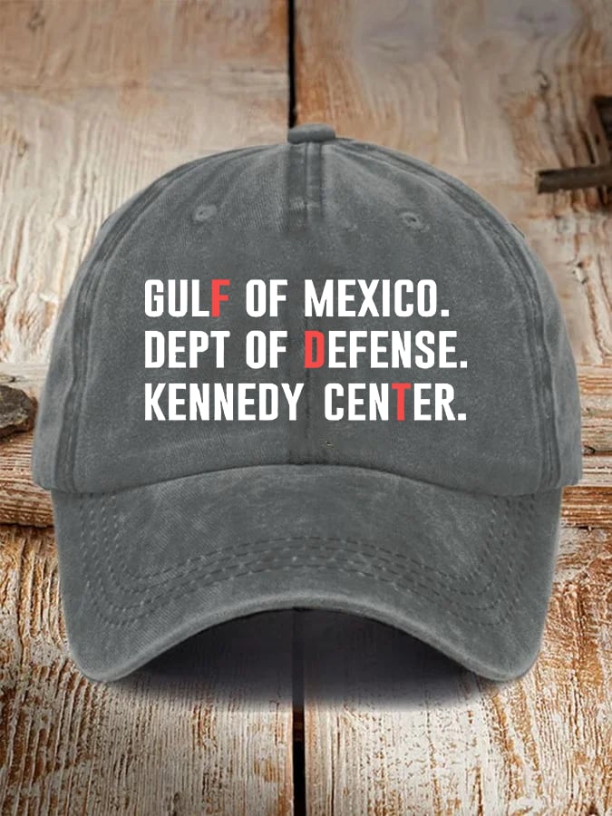 Unisex FDT  Printed Washed Cotton Hat