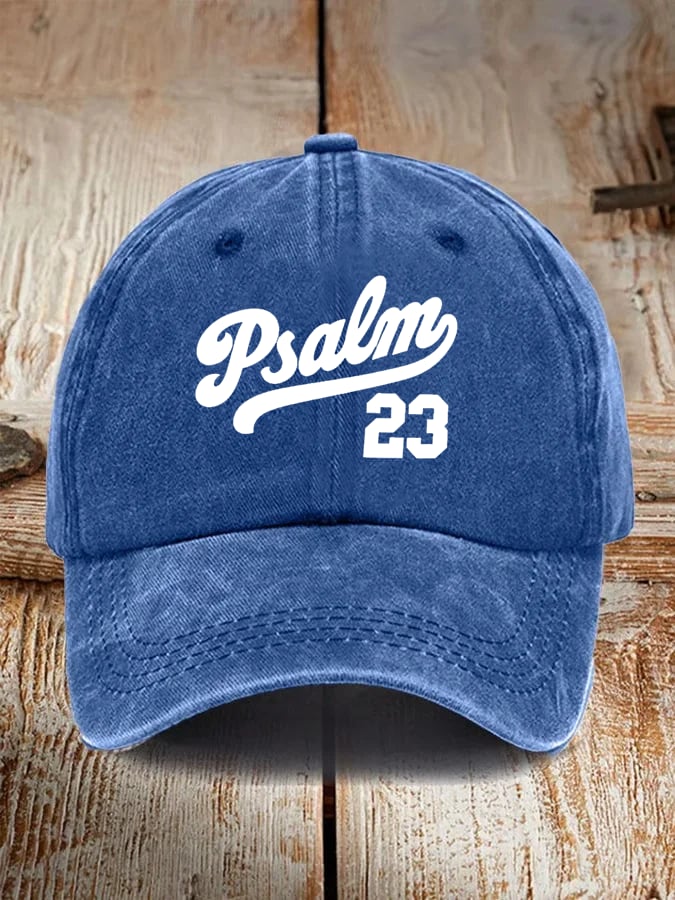 Unisex Psalm 23  Printed Cap
