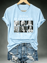 Women's Vintage Country Music Tribute Parton Tour T-Shirt