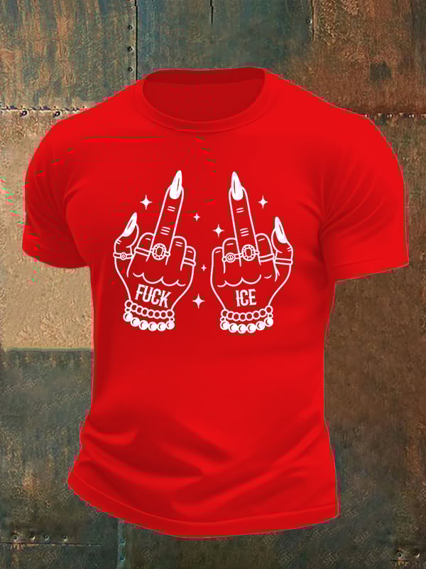 Men's  ICE  Print  T-Shirt