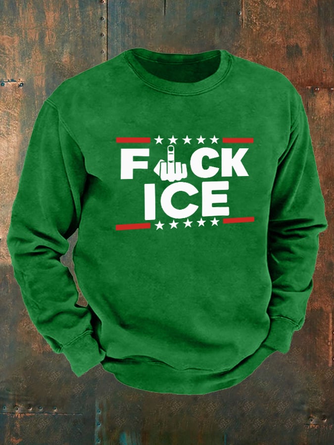 Men's  ICE  Print  Sweatshirt