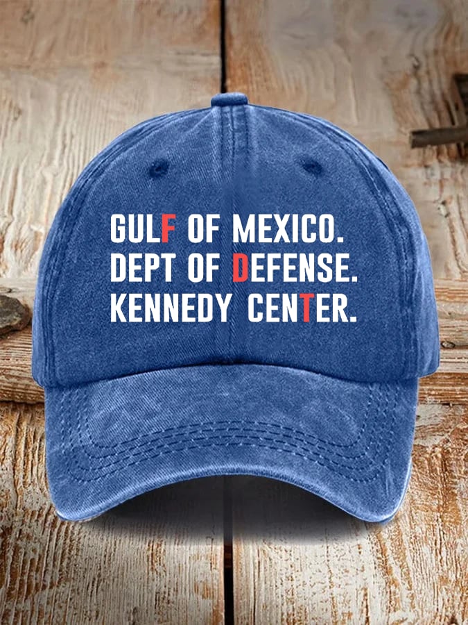 Unisex FDT  Printed Washed Cotton Hat