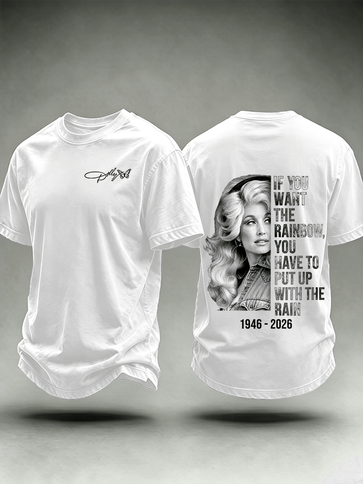 Men's Vintage Signature Graphic Memorial Print T-Shirt