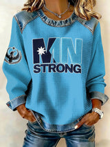 Women's Retro Minnesota Strong Printed Sweatshirt