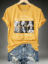 Women's Vintage Country Music Tribute Parton Tour T-Shirt