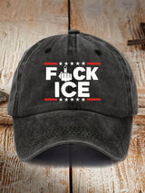 Unisex  ICE  Print  Hat