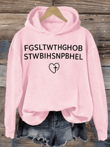 Women's  FGSLTWTHGHOB STWBIHSNPBHEL Printed Hoodie