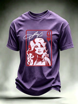 Men's Queen of Hearts Shirt Country Music Graphic Print T-Shirt