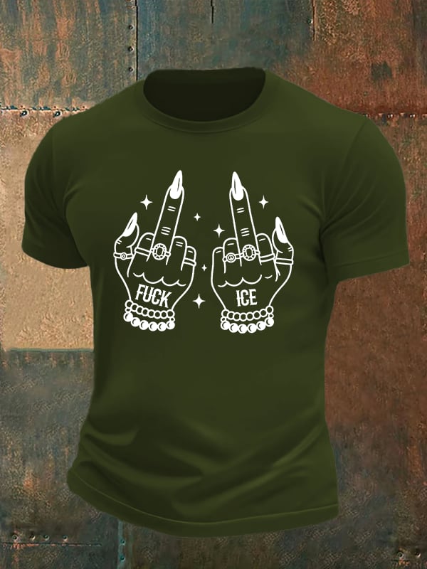 Men's  ICE  Print  T-Shirt