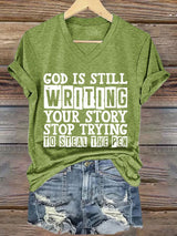 Women'S Casual Faith Short Sleeve T-Shirt