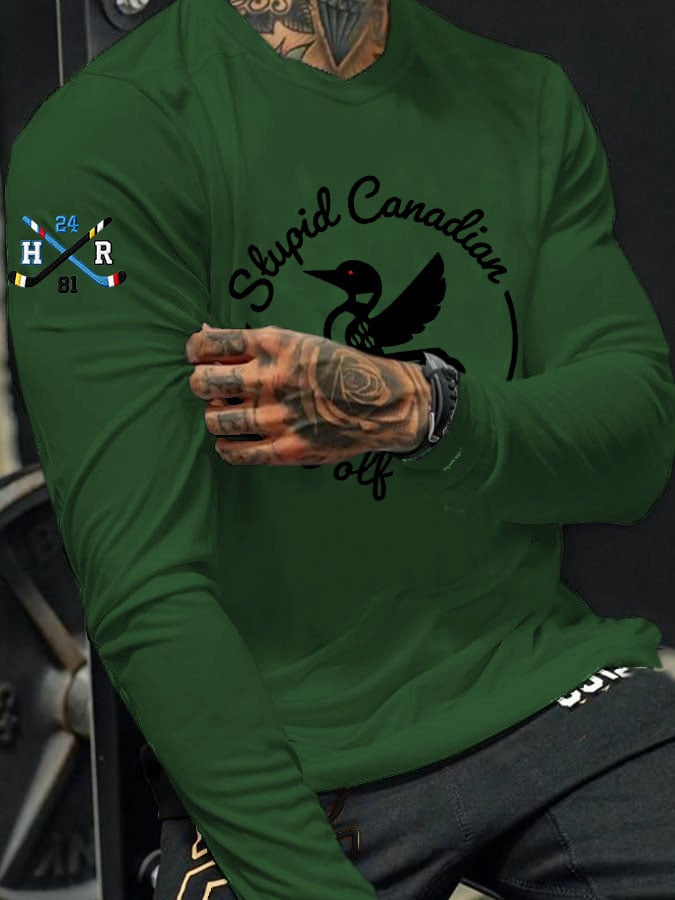 Men's Hockey Romance Print T-Shirt