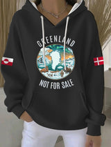 Women's Greenland Print Casual Sweatshirt