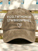 Unisex FGSLTWTHGHOB STWBIHSNPBHELPrinted Cap