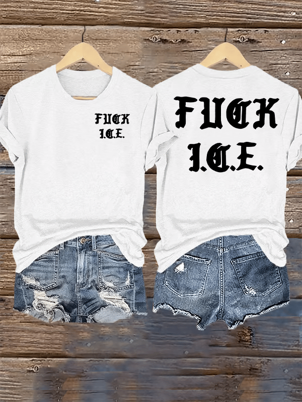 Women's   ICE Print T-Shirt