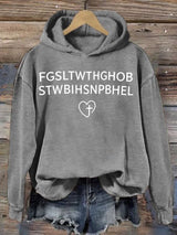 Women's  FGSLTWTHGHOB STWBIHSNPBHEL Printed Hoodie