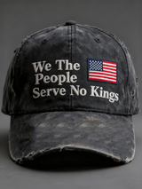 🔥Buy 3 Get 15% Off🔥We The People Serve No Kings Print Baseball Cap
