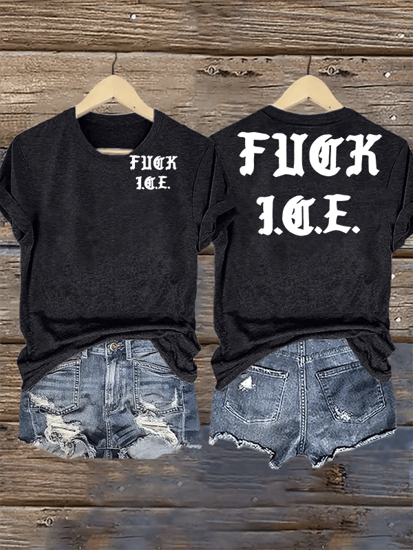 Women's   ICE Print T-Shirt