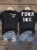 Women's   ICE Print T-Shirt