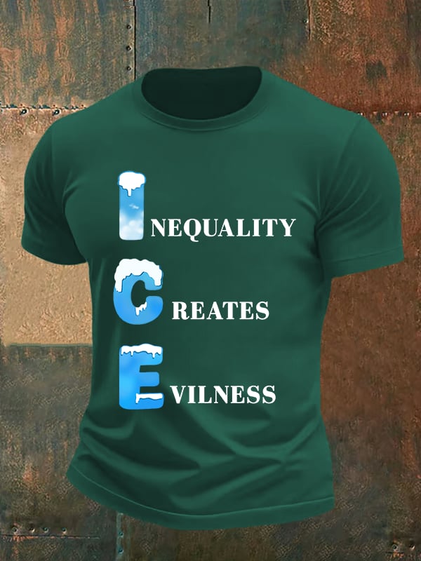 Men's  ICE   Print  T-Shirt