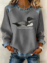 Women'S Fashionable Printed Casual Sweatshirt