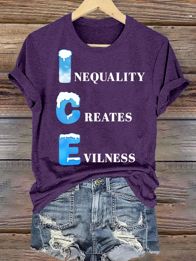 Women's  ICE Print T-Shirt